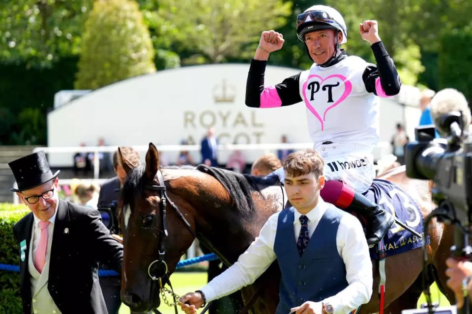 Frankie Dettori and Porta Fortuna